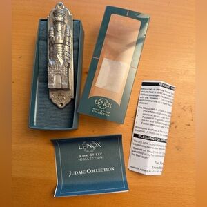 Lenox Kirk Stieff 4.5 “ Pewter Mezuzah